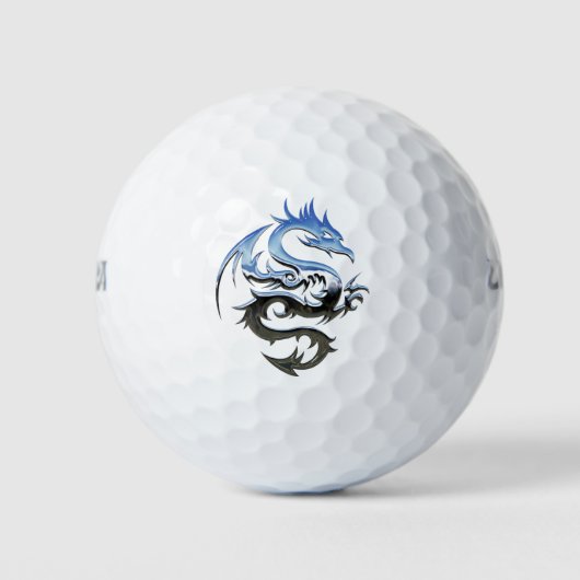 zweifarbige Drachengolfbälle Golfball (Vorderseite)