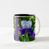 Zweifarbige Iris-Beauties Tasse (VorderseiteRechts)