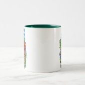 Zweifarbige Keramik Tasse (Mittel)