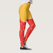 zweifarbige Leggings (Rechts)