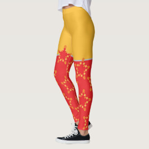 zweifarbige Leggings