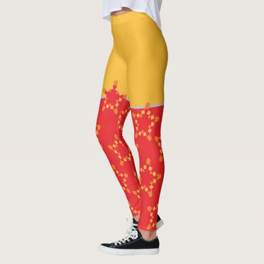 zweifarbige Leggings (Links)