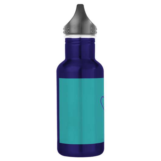 Zweifarbige Liebe Trinkflasche (Links)