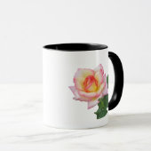 Zweifarbige Rosa Tasse (VorderseiteRechts)
