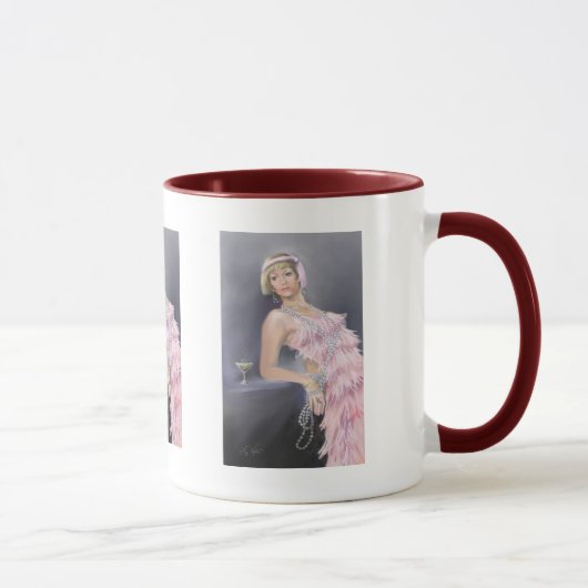 Zweifarbige Springtime-Flapper-Tasse Tasse (Rechts)