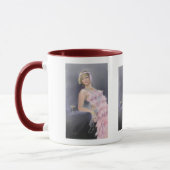 Zweifarbige Springtime-Flapper-Tasse Tasse (Links)