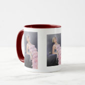 Zweifarbige Springtime-Flapper-Tasse Tasse (Vorderseite Links)