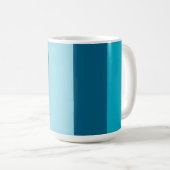 Zweifarbige Stripte-Tasse Kaffeetasse (VorderseiteRechts)