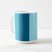 Zweifarbige Stripte-Tasse Kaffeetasse (Vorderseite Links)