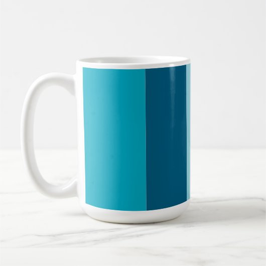 Zweifarbige Stripte-Tasse Kaffeetasse (Links)
