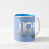 Zweifarbige Surf-Tasse Tasse (VorderseiteRechts)