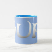Zweifarbige Surf-Tasse Tasse (Mittel)
