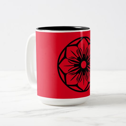 zweifarbige Tasse (Vorderseite Links)