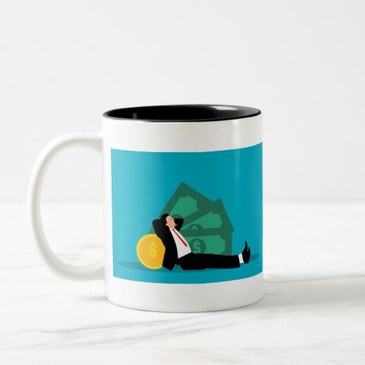 💰 ZWEIFARBIGE TASSE (Links)