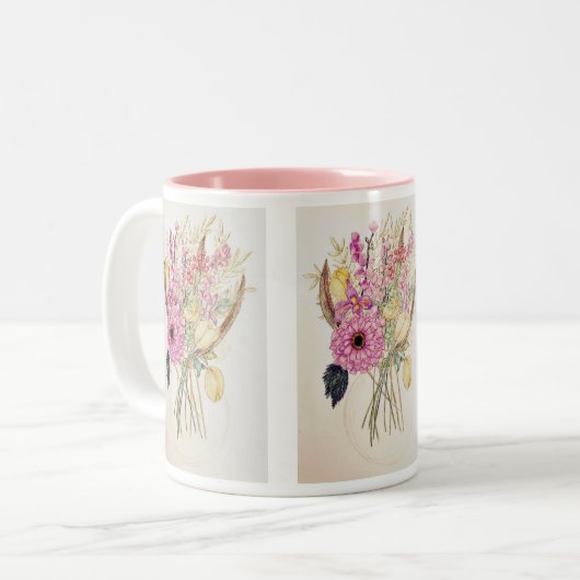 Zweifarbige Tasse (Vorderseite Links)