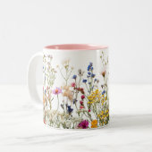Zweifarbige Tasse 11 oz (rosa) (Vorderseite Links)