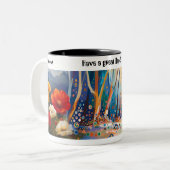 Zweifarbige Tasse, 325 ml Zweifarbige Tasse (Vorderseite Links)