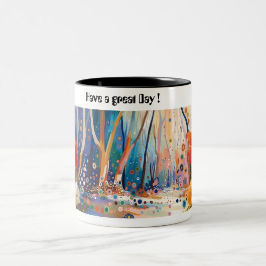 Zweifarbige Tasse, 325 ml Zweifarbige Tasse (Mittel)