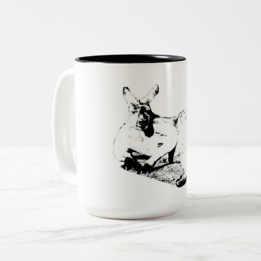 zweifarbige Tasse 444 ml (Vorderseite Links)