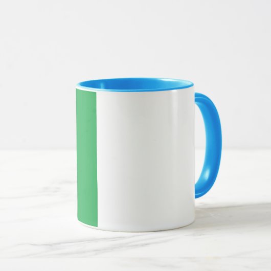 Zweifarbige Tasse - Bild 11 oz, Weiß, Blau hinzufü (VorderseiteRechts)