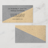Zweifarbige Tone-Blöcke Visitenkarte (Vorne/Hinten)