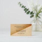 Zweifarbige Tone-Blöcke Visitenkarte (Stehend Vorderseite)