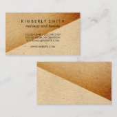 Zweifarbige Tone-Blöcke Visitenkarte (Vorne/Hinten)