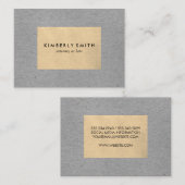 Zweifarbige Tone-Blöcke Visitenkarte (Vorne/Hinten)