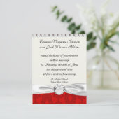 zweifarbiger Rotklee Einladung (Stehend Vorderseite)