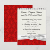 zweifarbiger Rotklee Einladung (Vorne/Hinten)