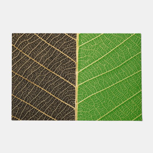 zweifarbiges Blatt Fußmatte (Vorderseite)