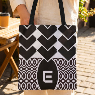 Zweifarbiges Chevron- und Tränen-Tasche Tasche