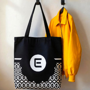 Zweifarbiges Chevron- und Tränenmotiv Tasche
