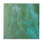 Zweifarbiges Design aus grünem Marmor Fliese (Vorderseite)