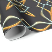 zweifarbiges filigranes Packpapier (Rolleneckpunkt)