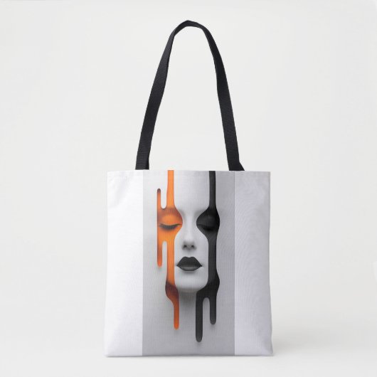 Zweifarbiges Gesicht Tasche (Vorderseite)