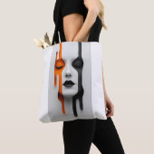 Zweifarbiges Gesicht Tasche (Von Nahem)