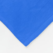 Zweifarbiges Gradient ombre elektrisch blau Fleecedecke (Ecke)