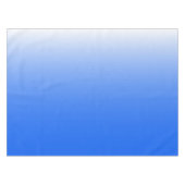 Zweifarbiges Gradient ombre elektrisch blau Tischdecke (Vorderseite (Horizontal))