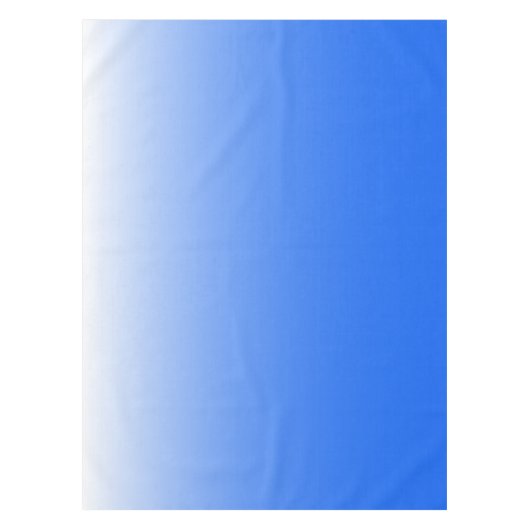 Zweifarbiges Gradient ombre elektrisch blau Tischdecke (Vorderseite)
