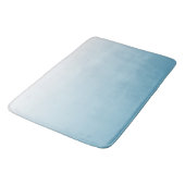 Zweifarbiges Gradienten Ober Engel Blau Badematte (Schrägansicht)
