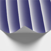 Zweifarbiges Gradienten Obrenblau Geschenkpapier (Ecke)