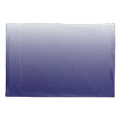 Zweifarbiges Gradienten Obrenblau Kissenbezug (Rückseite)