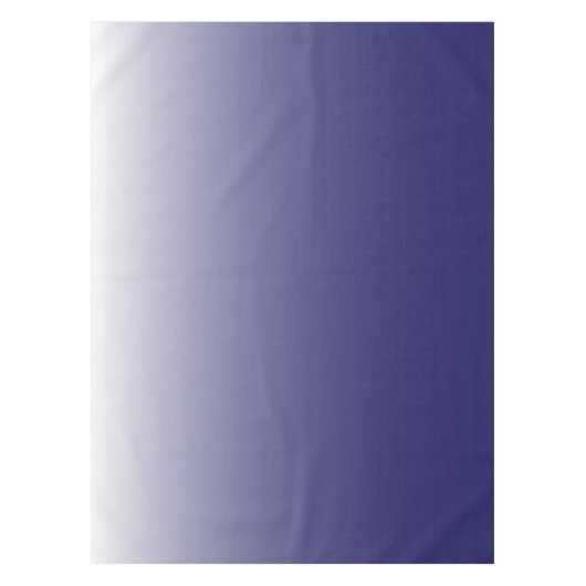 Zweifarbiges Gradienten Obrenblau Tischdecke (Vorderseite)
