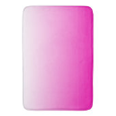 Zweifarbiges Gradienten ombre hot pink Badematte (Vorderseite Vertikal)