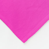 Zweifarbiges Gradienten ombre hot pink Fleecedecke (Ecke)