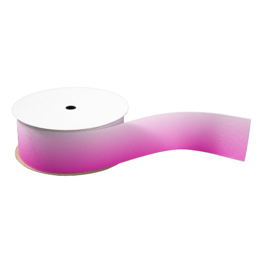 Zweifarbiges Gradienten ombre hot pink Ripsband (Spule)