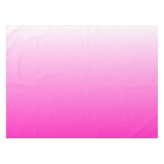 Zweifarbiges Gradienten ombre hot pink Tischdecke (Vorderseite (Horizontal))