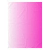 Zweifarbiges Gradienten ombre hot pink Tischdecke (Vorderseite)