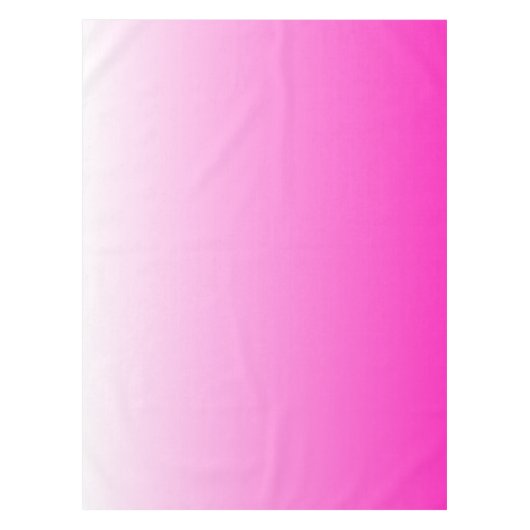 Zweifarbiges Gradienten ombre hot pink Tischdecke (Vorderseite)